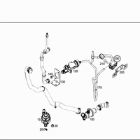 New Genuine Smart Coolant Hose Shut Off Valve Cutoff (2009-2021) OE 4538306700