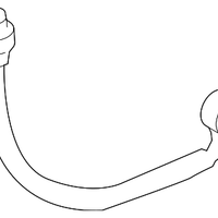 Genuine Nissan OE Hose Assy-Brake, Rear 46211-1LA2C