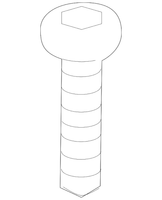 New Genuine BMW Screw (2012-2013) OE 46612315376
