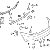 New Genuine BMW Screw (2012-2013) OE 46612315376