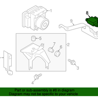 New Genuine Nissan Sensor-Deceleration 47930JG200 / 47930-JG200 OEM