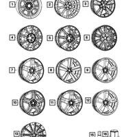 New Genuine Mopar Nut Wheel OE 04895430AB