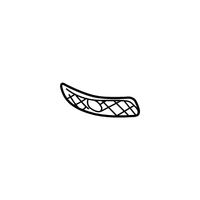 New Genuine Mercedes-Benz Front Bumper Grille Right (1994-2012) OE 2308851553