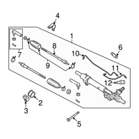 New Genuine Nissan Tube Assy - Cylinder OE 49541EA000