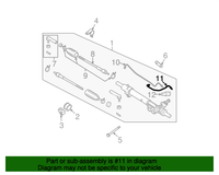 New Genuine Nissan Tube Assy - Cylinder OE 49541EA000
