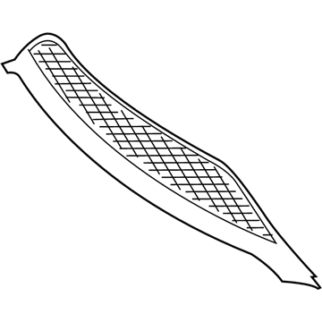 Genuine Mercedes-Benz OE Cover Bumper Area 2188850024