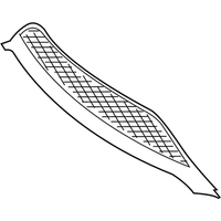 Genuine Mercedes-Benz OE Cover Bumper Area 2188850024