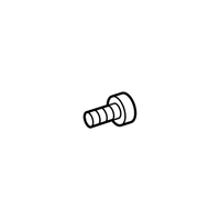 Genuine Mercedes-Benz OE Cap Bolt W. Hexal Socket 000-990-08-24-64