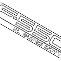 New Genuine Ford Nameplate (2005-2007) OE 5C3Z-16720-RA