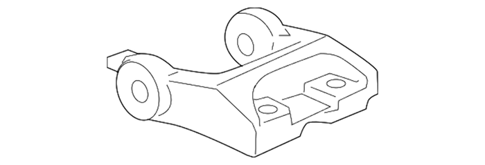New Genuine Honda Odyssey Rear Engine Mount Bracket (2008-2010) OE 50610SHJA60