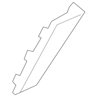 New Genuine BMW Cover Lateral Right (2004-2006) OE 51113401930