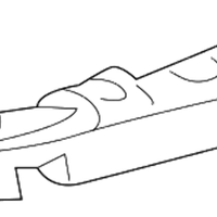 New Genuine BMW Support Side Panel Front Le (2004-2010) OE 51117033705