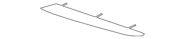 New Genuine BMW Finisher Rod Left (2009-2012) OE 51117198899