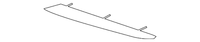 New Genuine BMW Finisher Rod Left (2009-2012) OE 51117198899