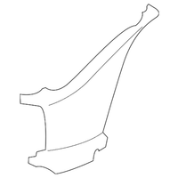 New Genuine BMW Cover Air Duct Right (2014-2018) OE 51117308038