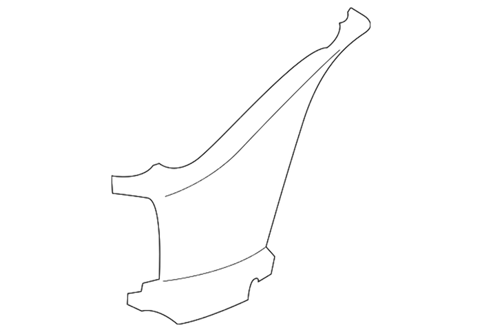 New Genuine BMW Cover Air Duct Right (2014-2018) OE 51117308038