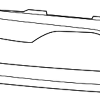 New Genuine BMW Trim On Grille Side Left (2015-2019) OE 51117319789