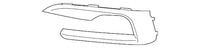 New Genuine BMW Trim On Grille Side Left (2015-2019) OE 51117319789