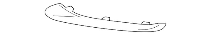 New Genuine BMW Trim On Grille Side Left (2015-2019) OE 51117343259