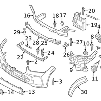 New Genuine BMW Crash Reinforcement Left (2019-2023) OE 51117421883