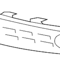New Genuine BMW Closed Grid Right (2018-2021) OE 51117452290