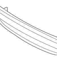 New Genuine BMW Grid Bumper Front (2008-2013) OE 51118045432