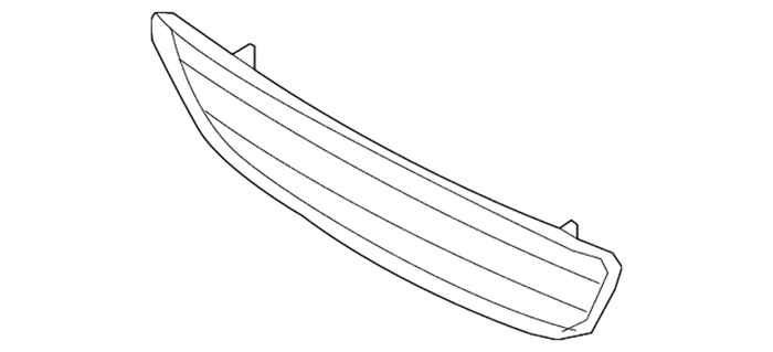 New Genuine BMW Grid Bumper Front (2008-2013) OE 51118045432