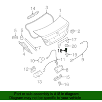 New Genuine BMW Phillips Screw F Plastic Mat (2006-2023) OE 51118122522