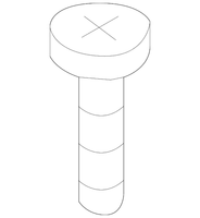 New Genuine BMW Phillips Screw F Plastic Mat (2006-2023) OE 51118122522
