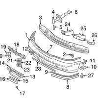 New Genuine BMW Grid Right (1997-2003) OE 51118235642