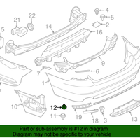 New Genuine BMW Expanding Nut (2008-2019) OE 51127046911