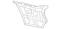 New Genuine BMW Guide For Bumper Side Righ (2009-2011) OE 51127202668