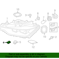 New Genuine BMW C Clip Nut (2004-2019) OE 51127070202