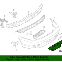 New Genuine BMW License Plate Adapter Prime (2004-2007) OE 51127133626