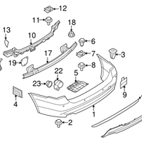 New Genuine BMW Flap Towing Eye Primed (2007-2010) OE 51127161497