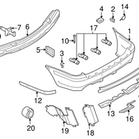 New Genuine BMW Water Deflector (2000-2005) OE 51127895234