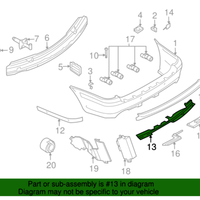 New Genuine BMW Water Deflector (2000-2005) OE 51127895234
