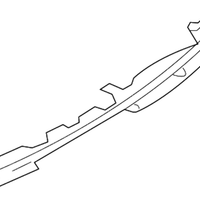 New Genuine BMW Water Deflector (2000-2005) OE 51127895234