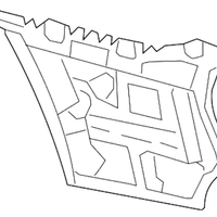 New Genuine BMW Guide For Bumper Side Left (2014-2019) OE 51128057207