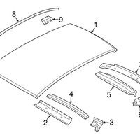 New Genuine BMW Clip (2006-2013) OE 51137077127