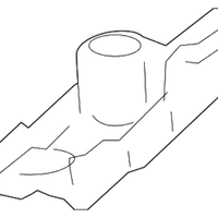 New Genuine BMW Clip Molding Side Frame (2006-2019) OE 51137117240