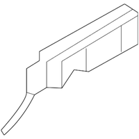 New Genuine BMW Clip Drip Molding (2012-2023) OE 51137258183