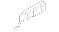 New Genuine BMW Clip Drip Molding (2012-2023) OE 51137258183