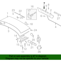 Pack of 10 New Genuine BMW Grommet (1992-2001) OE 51138124389