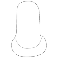 New Genuine BMW Grommet (1992-2001) OE 51138124389