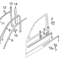 New Genuine BMW Clamp (1995-2003) OE 51138166675