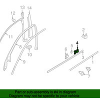 New Genuine BMW Clamp (1995-2003) OE 51138166675