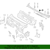 New Genuine BMW Expanding Rivet (1995-2001) OE 51138174852