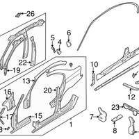 New Genuine BMW Clamp (1999-2005) OE 51138204858