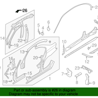 New Genuine BMW Clamp (1999-2005) OE 51138204858